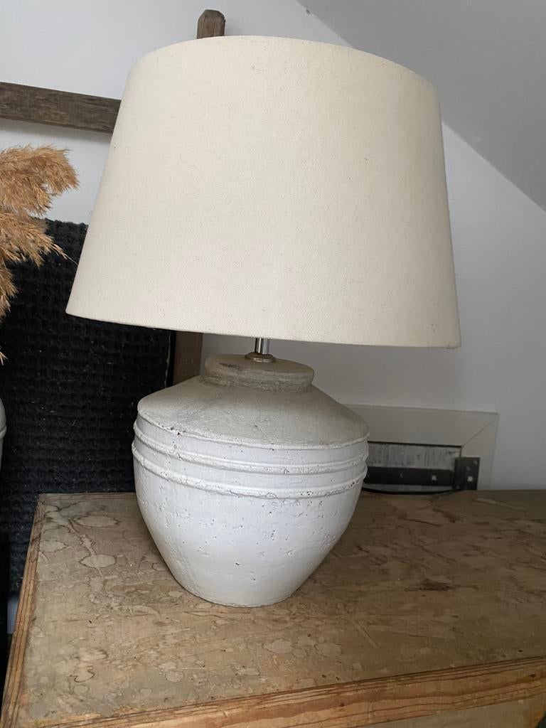Schemerlamp, Huis en Inrichting, Lampen | Lampenkappen, Ophalen, Zo goed als nieuw, Rond, 50 cm of meer