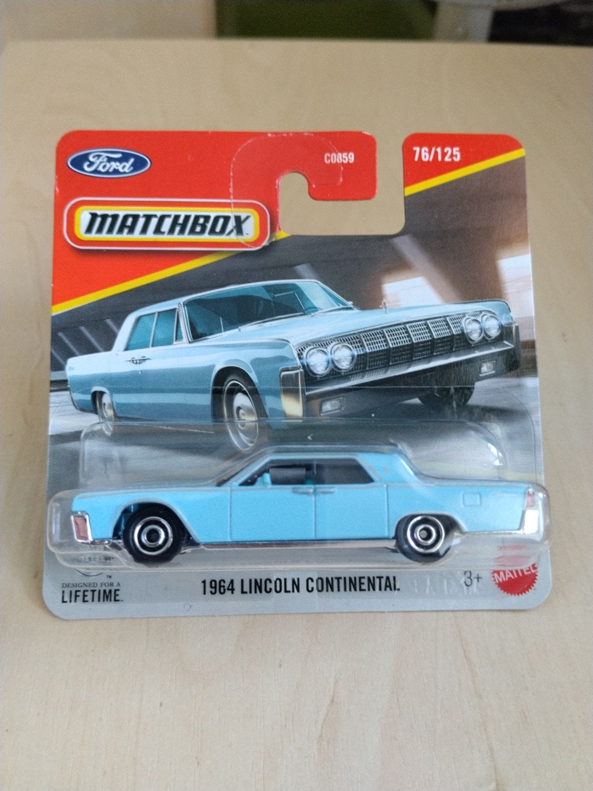 Matchbox 1964 Lincoln continental, Ophalen of Verzenden, Nieuw, Auto