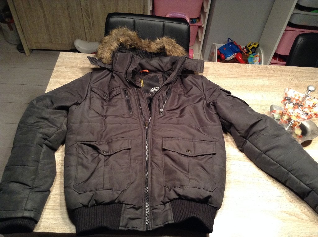 Jas winter / winterjas Jack & Jones maat S, Kleding | Heren, Ophalen of Verzenden, Gedragen