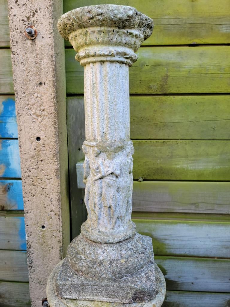 Betonnen zuil - 52 cm hoog - Tuindecoratie, Ophalen, Gebruikt