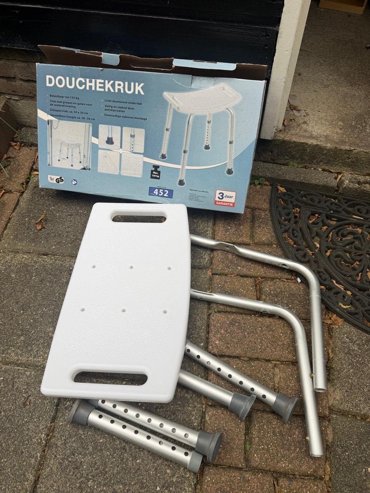 Douchekruk, Ophalen