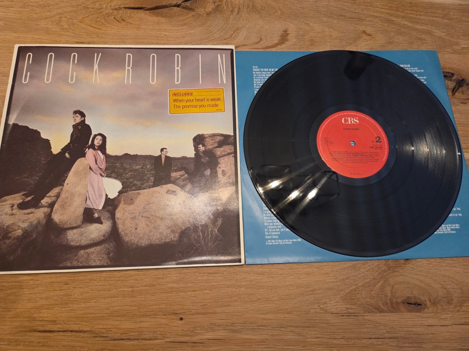 Cock Robin Cock Robin LP, Ophalen of Verzenden, Zo goed als nieuw, Overige formaten
