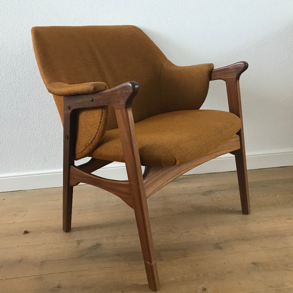 Vintage fauteuil stoel retro awa webe mahjongg zeldzaam, Huis en Inrichting, Fauteuils, Gebruikt, 75 tot 100 cm, Ophalen of Verzenden