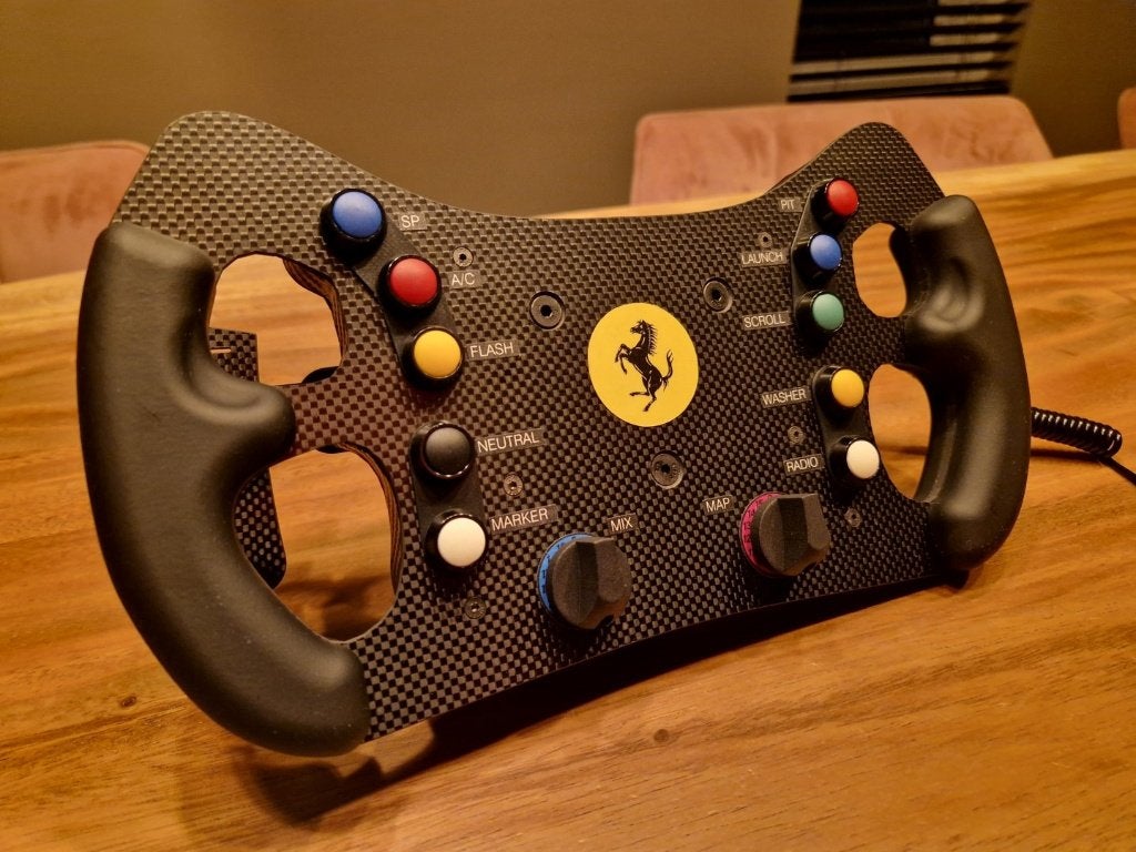 ferrari 488GT stuur met magnetic shifters, Ophalen, Zo goed als nieuw, Zens simwheels