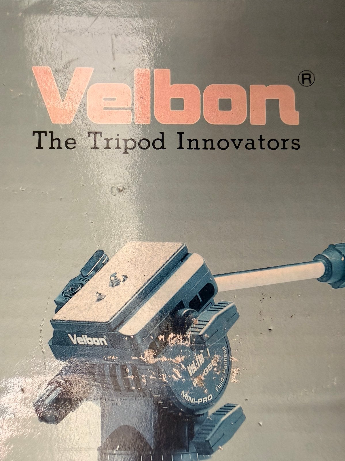 Velbon D-500 Deluxe 3 Section Video Statief Nieuw in Doos, Verzenden, Velbon, Nieuw, Snelkoppelingsplaat