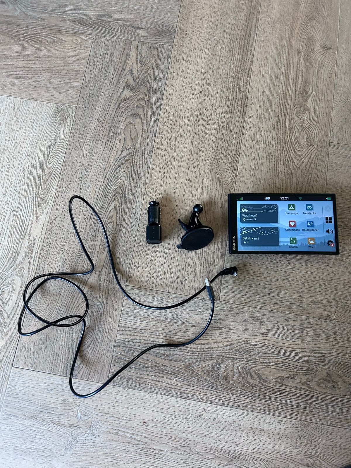 Garmin Camper/Caravan Navigatie met accessoires, Ophalen, Gebruikt