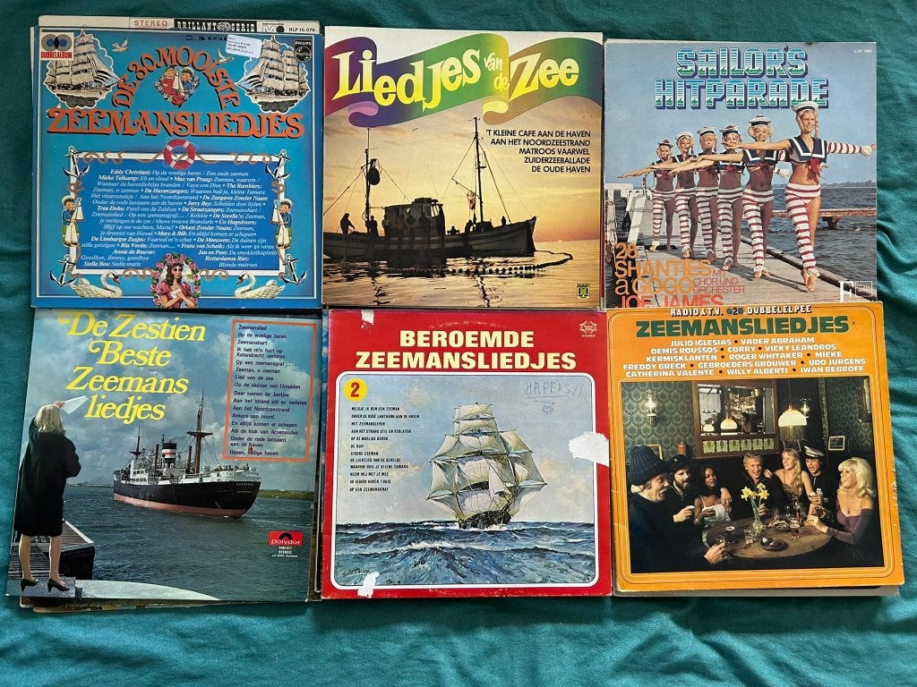 27 LP's Zeeman, Matrozen en Haven (ook per stuk te koop), LP, Gebruikt, Overige genres, Ophalen of Verzenden
