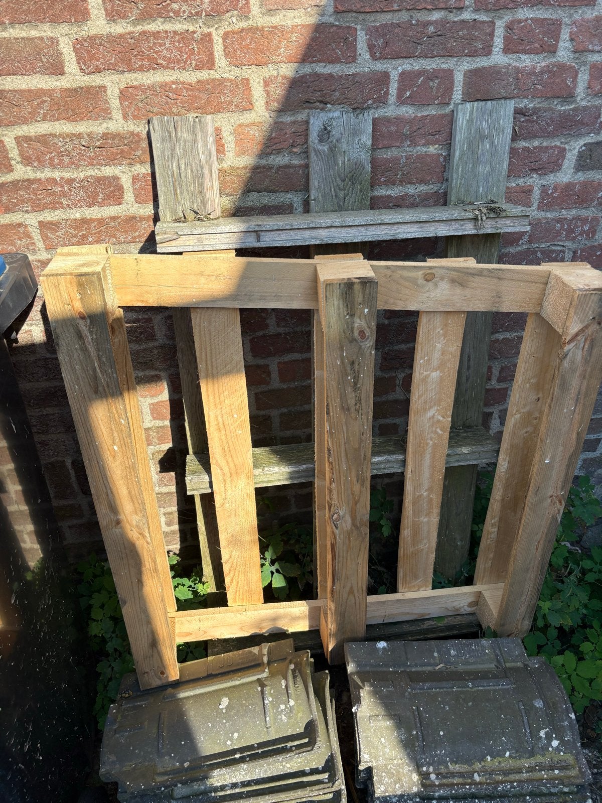 Houten Pallets, Ophalen, Gebruikt, 50 mm of meer, Pallet