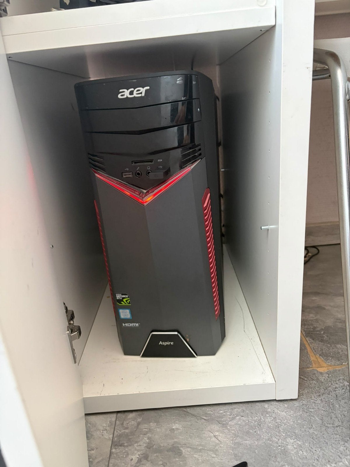 Acer Aspire Gaming PC met GTX 1660 ti, 1TB HDD + 128GB SSD, 8 GB, Ophalen of Verzenden, Zo goed als nieuw