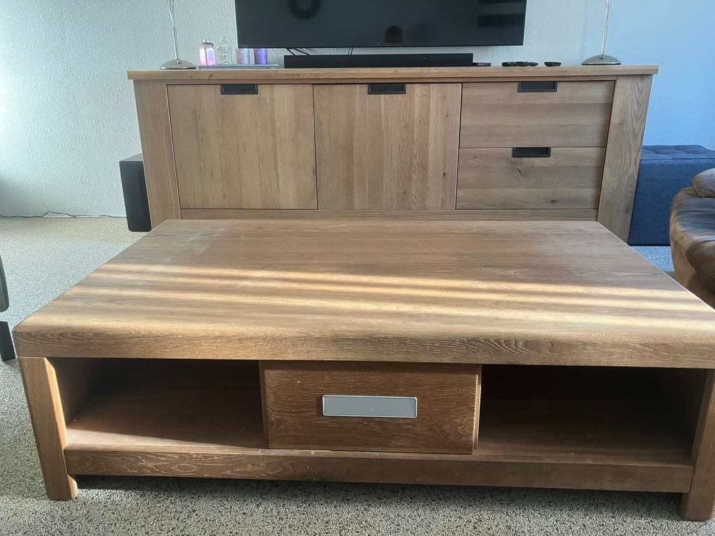 Salon tafel, 100 tot 150 cm, Zo goed als nieuw, Minder dan 50 cm, Rechthoekig