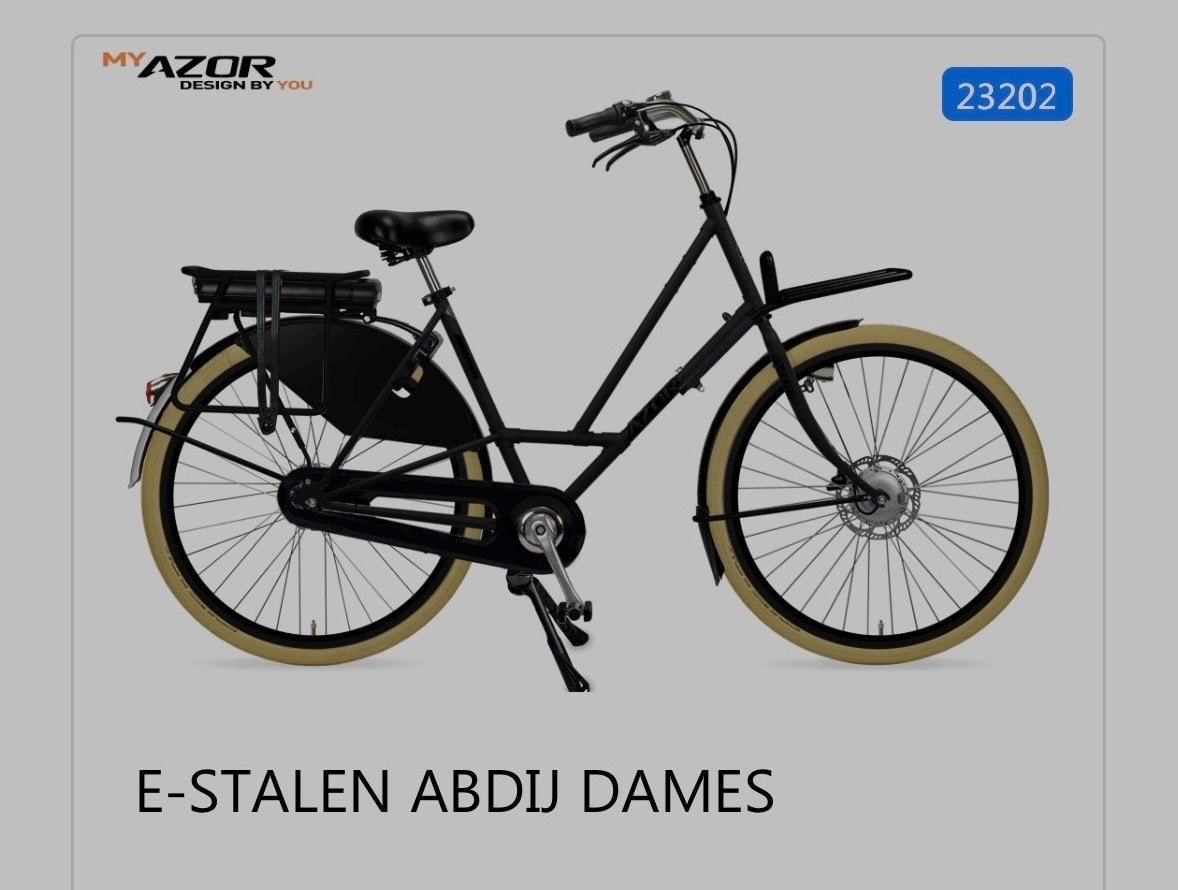 Azor Abdij Vlieland fiets maat 61- kan weer e-bike worden, 56 cm of meer, Schijfrem, Ophalen, Overige merken