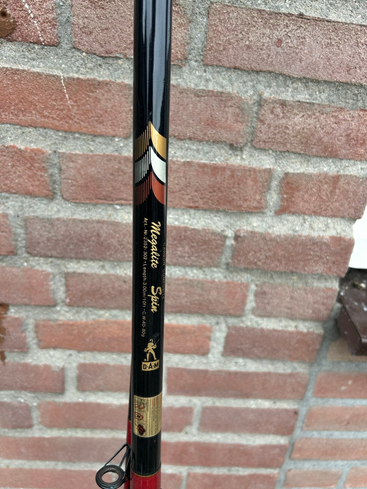 DAM Megalite Spin Hengel met Molen - Zo goed als nieuw, Ophalen, Gebruikt, Complete hengel