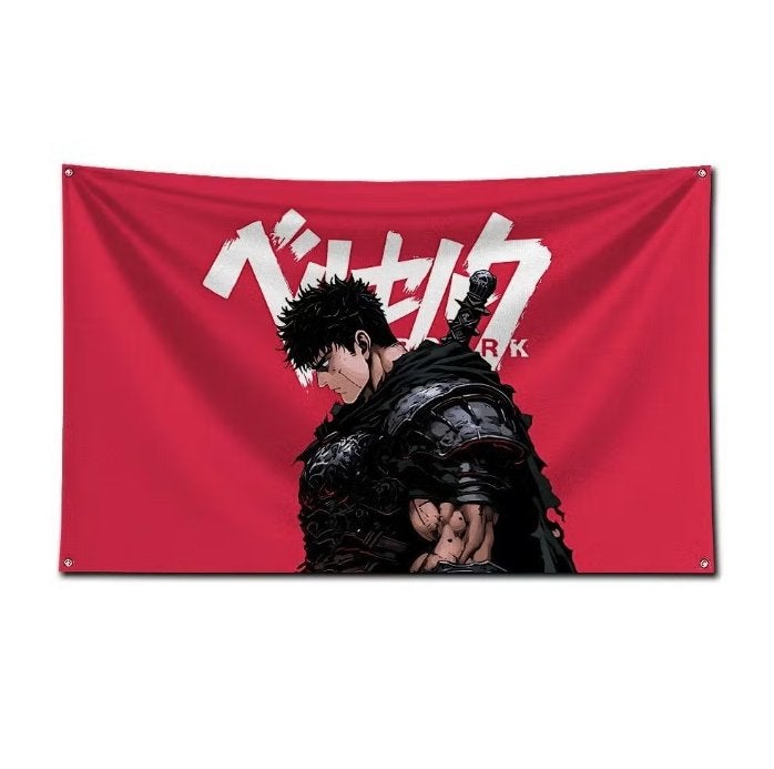 Grote vlaggen Berserk anime (150x90cm), Ophalen of Verzenden, Nieuw