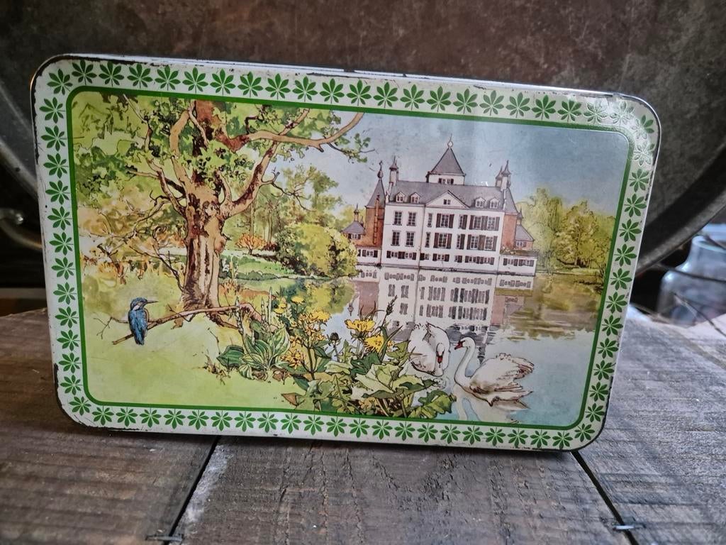 Verkade blik, Ophalen of Verzenden, Gebruikt, Koek(jes), Verkade