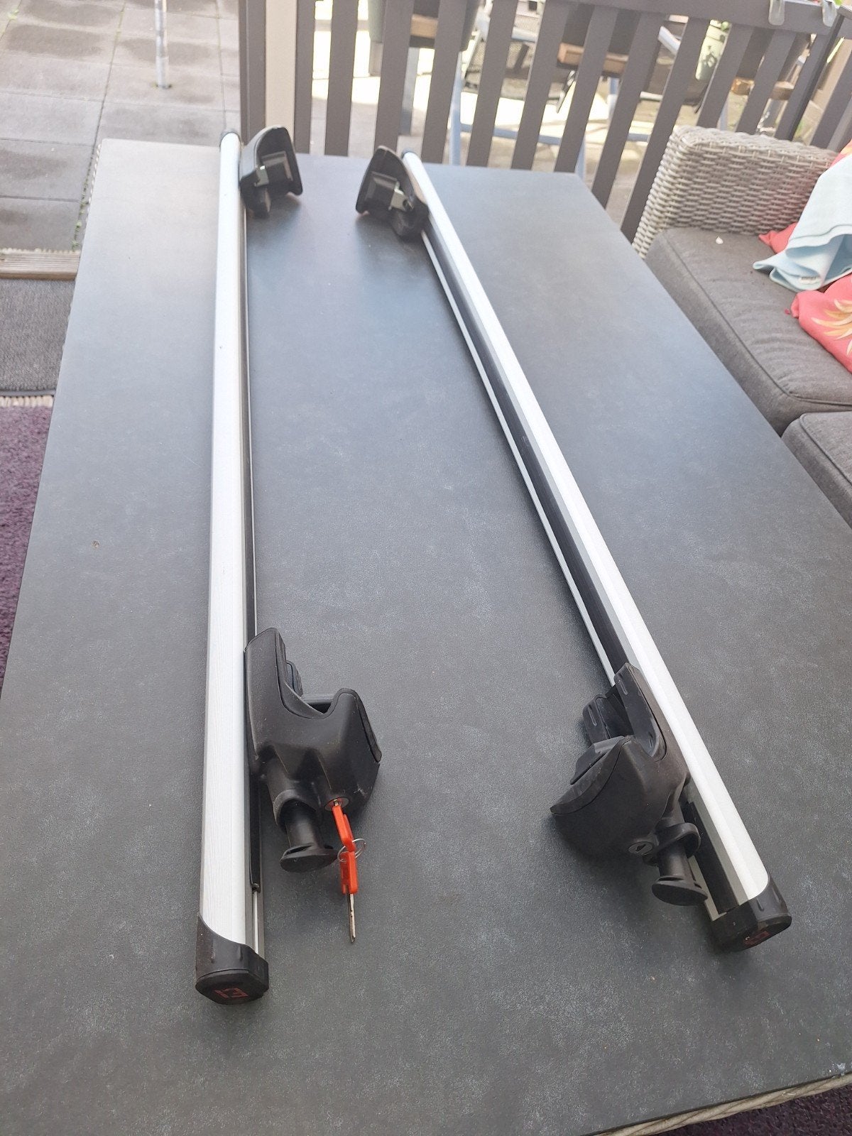 Dakdragers G3 EasyJet System alluminium 130cm.Voor auto open, Ophalen, Gebruikt