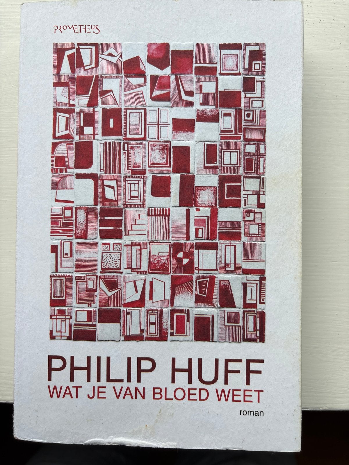 Philip Huff - Wat je van bloed weet (roman), Boeken, Ophalen of Verzenden, Zo goed als nieuw, Nederland