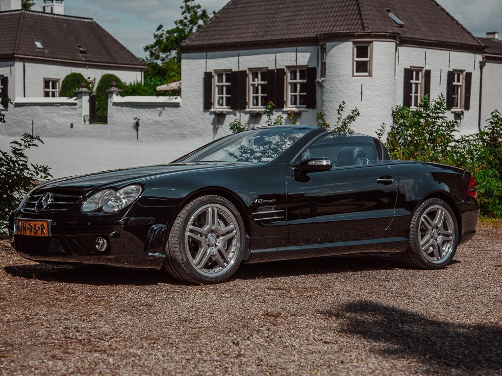 Mercedes-Benz SL 65 AMG (R230) - BTW auto, Auto's, Automaat, Euro 5, Achterwielaandrijving, Zwart