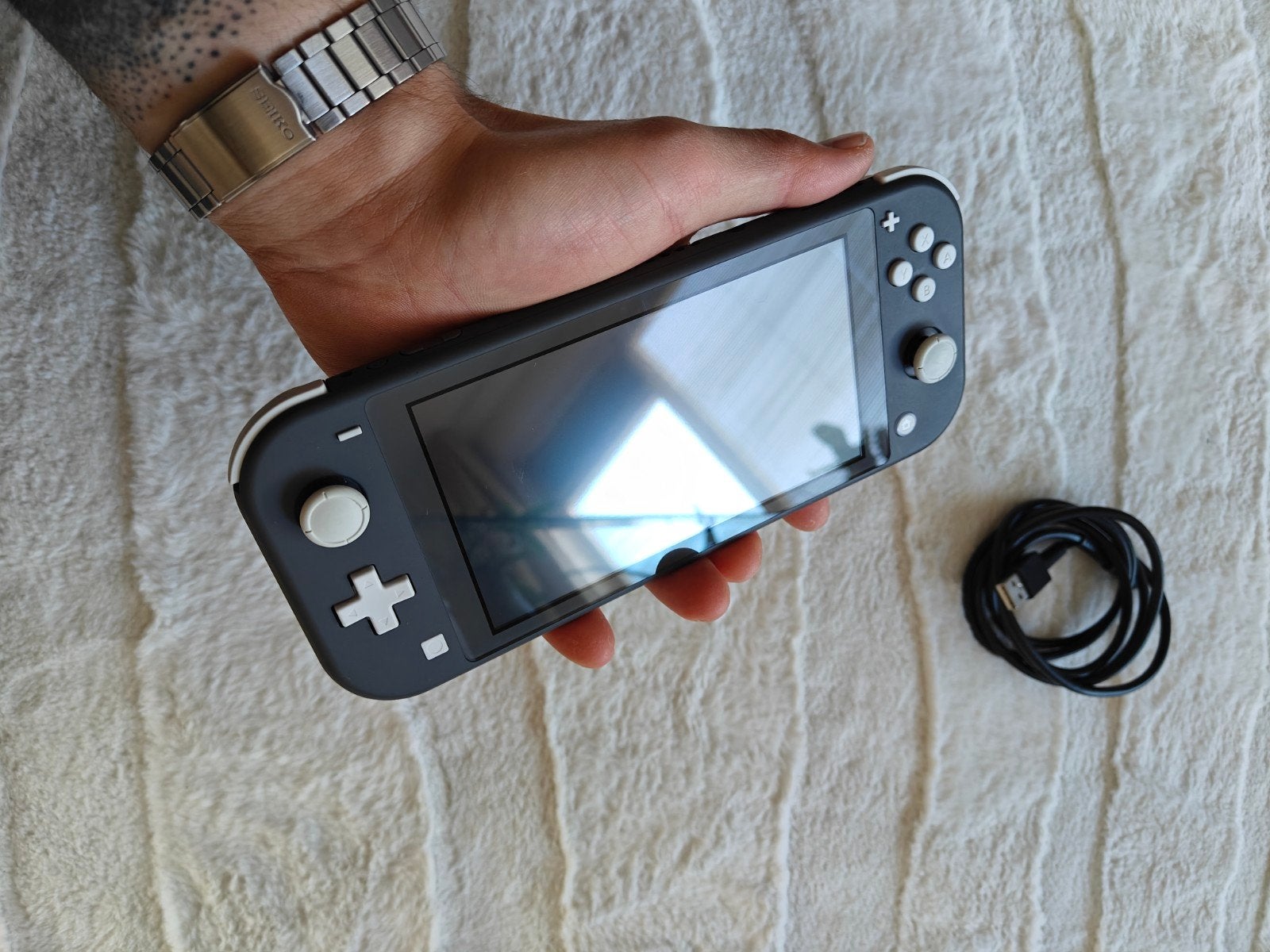 Nintendo switch lite grijs perfecte staat, Spelcomputers en Games, Grijs, J, Ophalen of Verzenden, Zo goed als nieuw