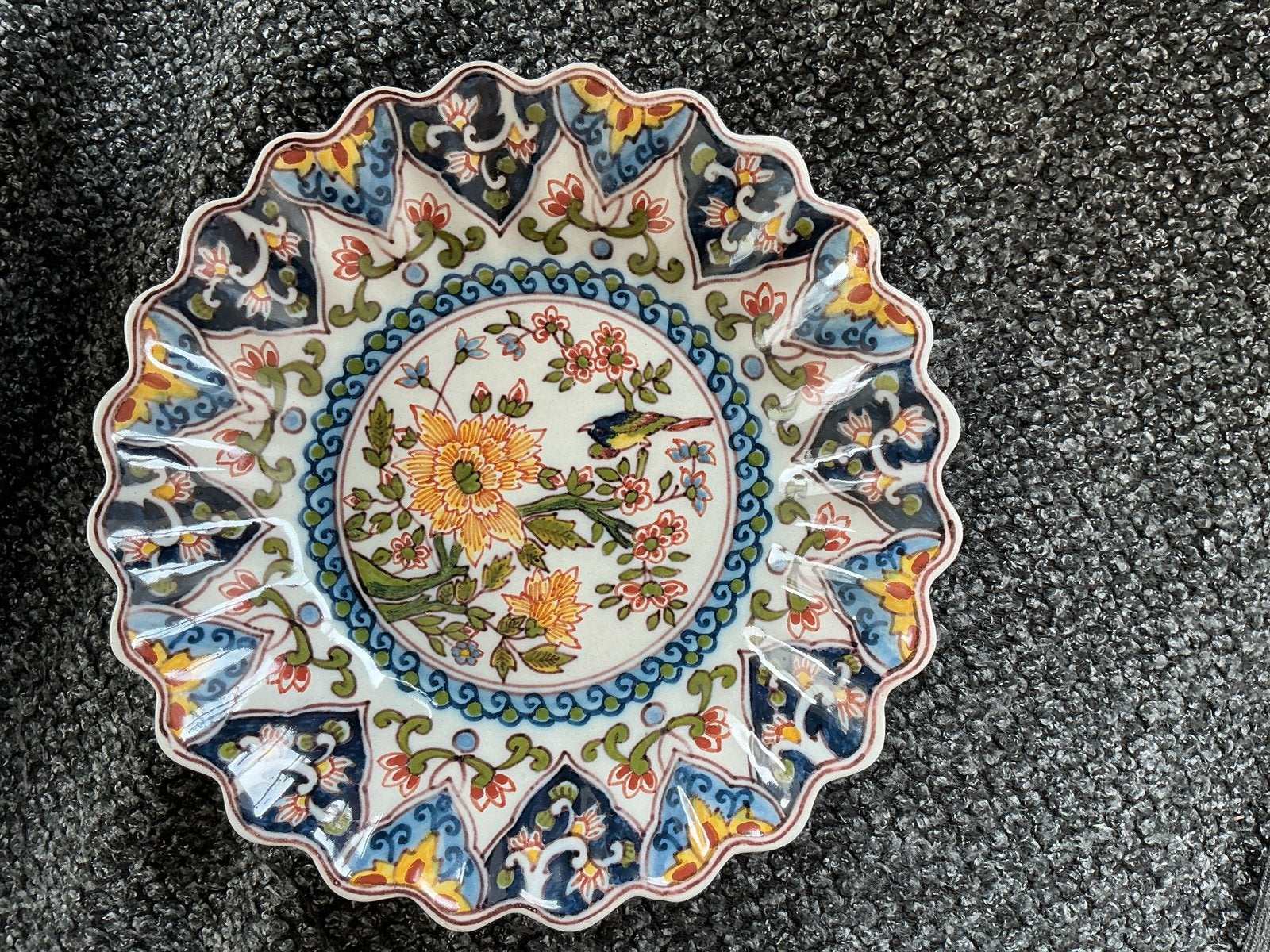 Bord Nederlandsche Lloyd Makkum / Tichelaar 1853-1953, Antiek en Kunst, Ophalen