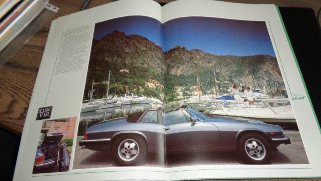 DIKKE Folder  JAGUAR  1986, Boeken, Verzenden, Gelezen, Overige merken