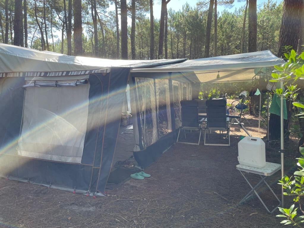 Isabella commodore A1000/G19 voortent 2023 + voorzonluifel, Ophalen, Zo goed als nieuw, Vinyl, Isabella