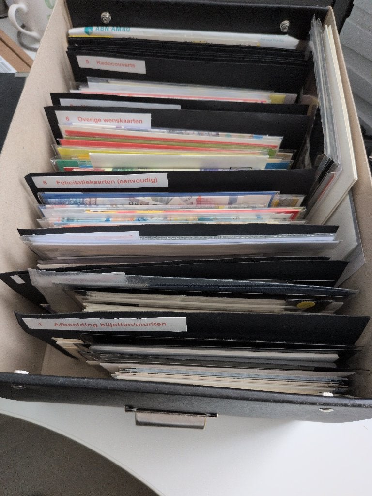 Verzameling valuta op kaarten, Ophalen of Verzenden