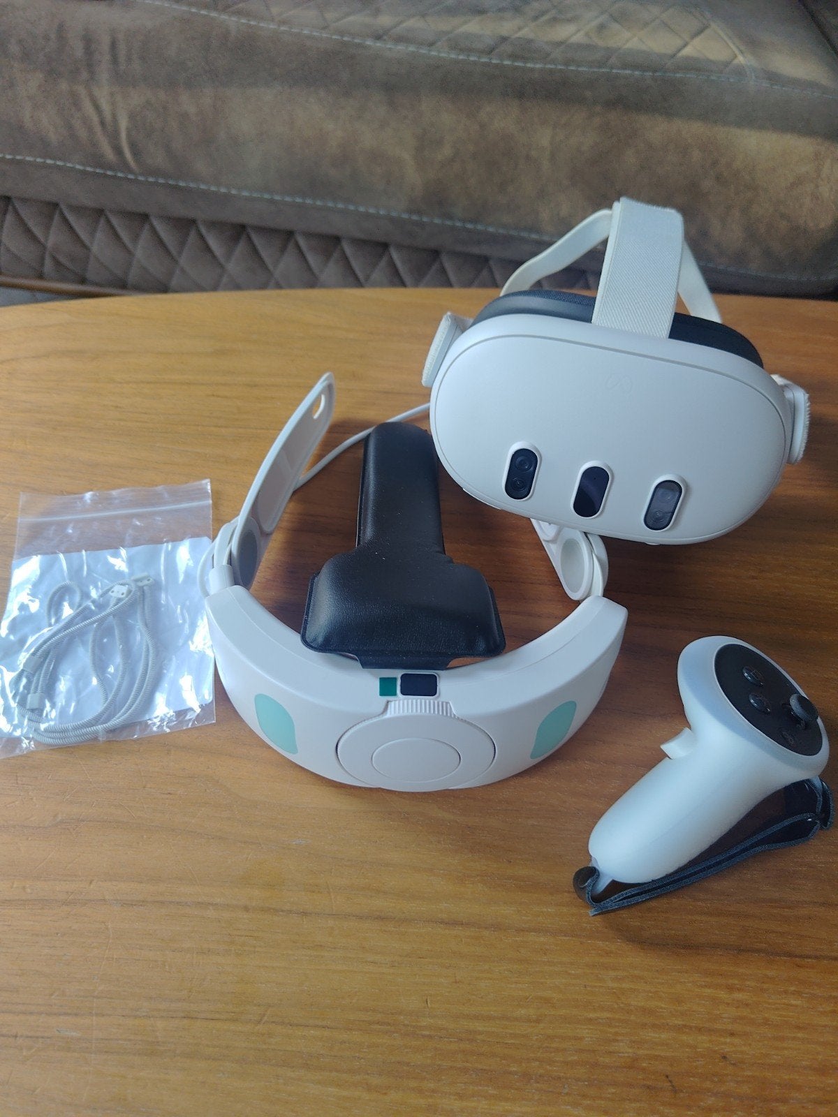 Meta Quest 3 VR-bril 512gb met Elite Strap, extra batt., Ophalen, Zo goed als nieuw, VR-bril, Overige platformen