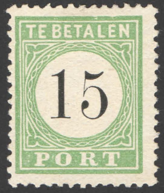 Curacao Port 5 ongebruikt 1889, Postzegels en Munten, Postzegels | Nederlandse Antillen en Aruba, Ophalen of Verzenden, Postfris
