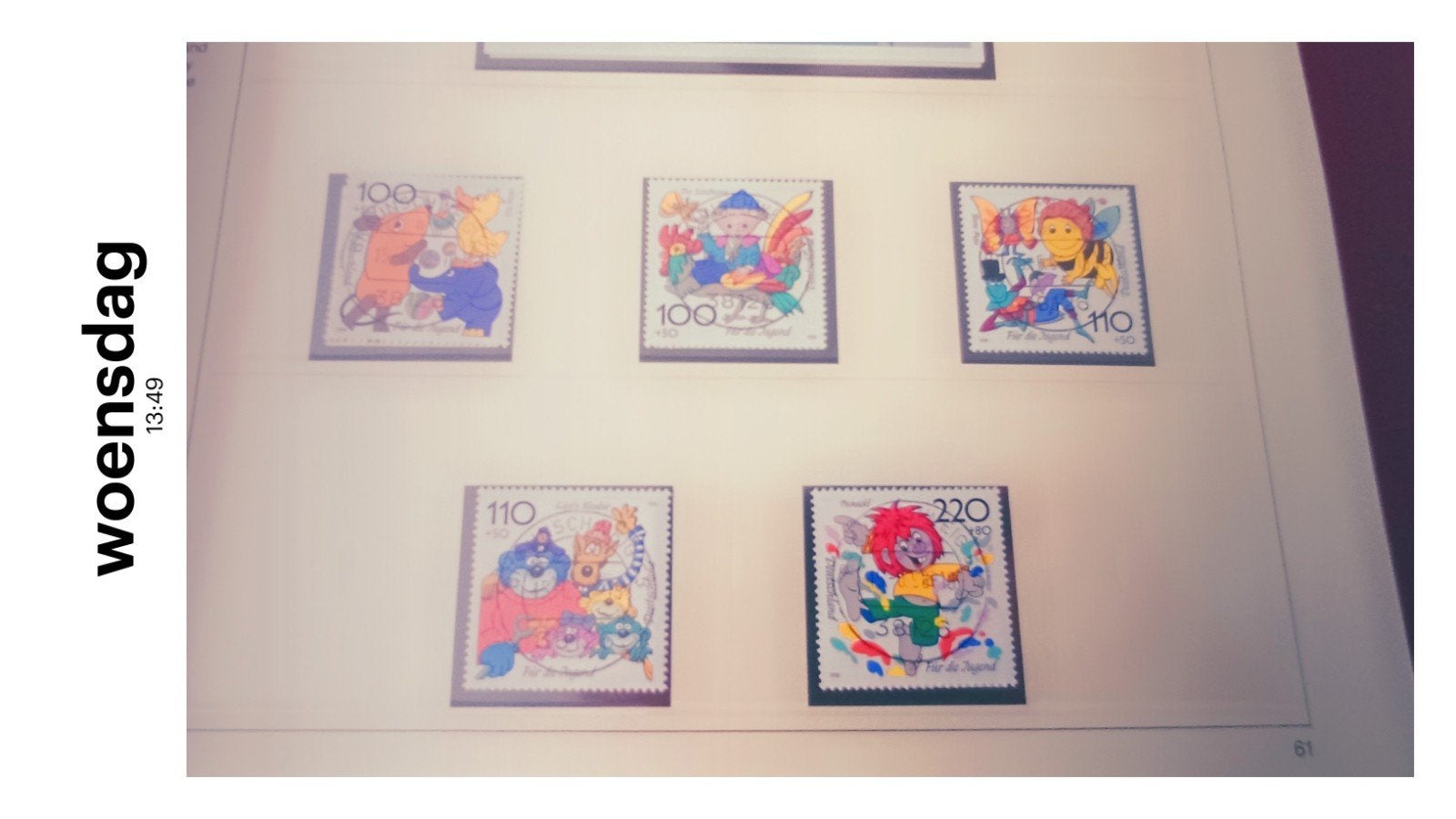 Duitsland,  1998, Trickfilmfiguren, Ophalen of Verzenden, 1990 tot heden, Gestempeld