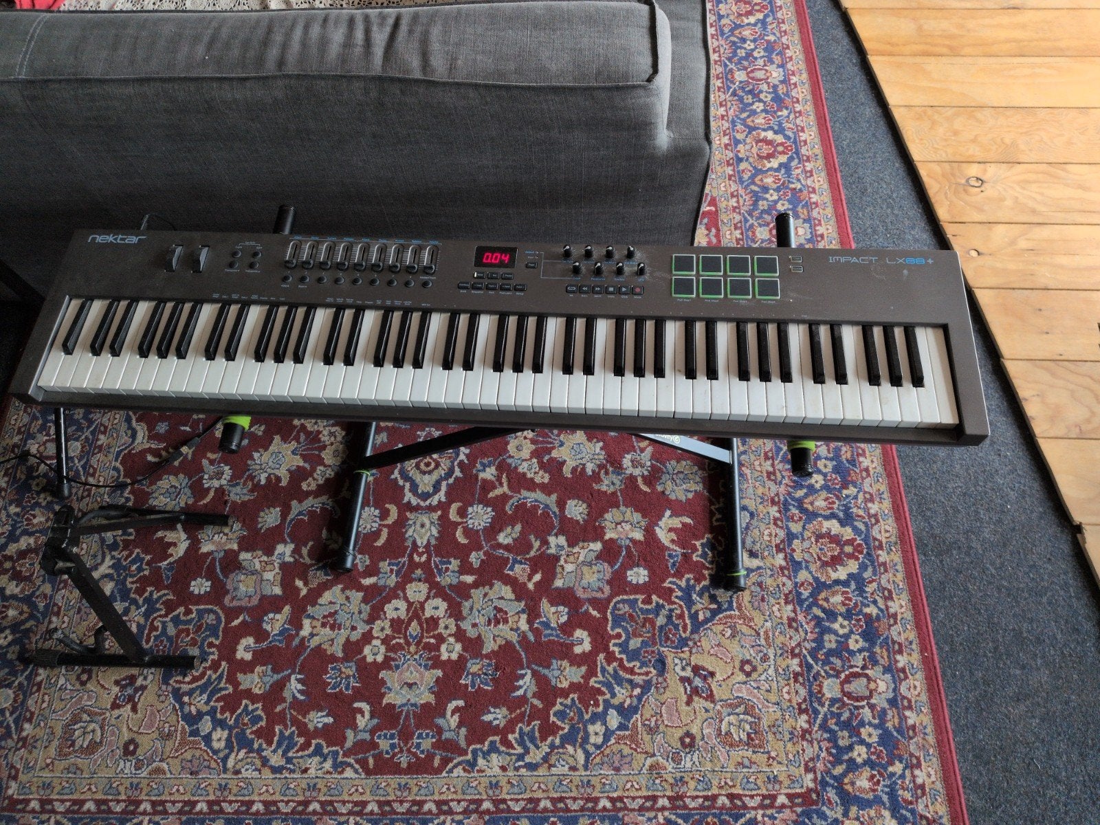 Nektar Impact LX88+ MIDI Keyboard Controller, Overige merken, Gebruikt, 88 toetsen, Ophalen of Verzenden