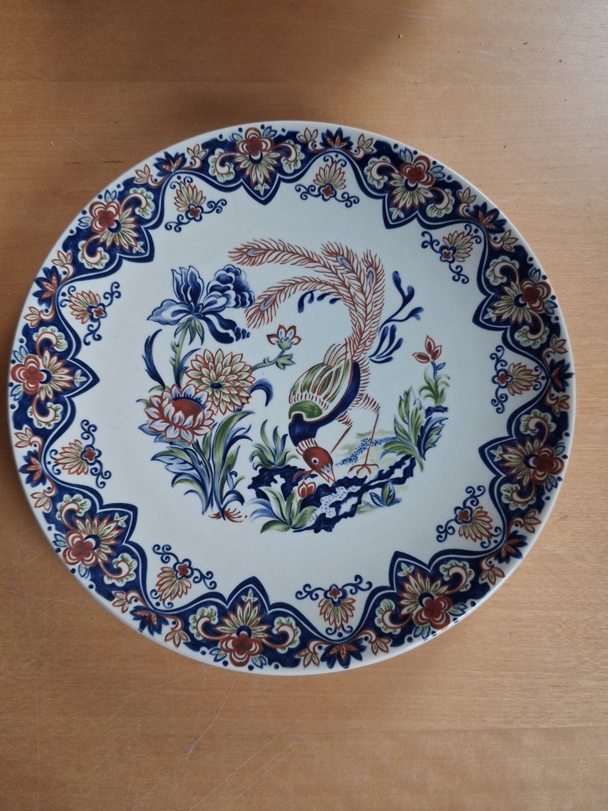 Boch Vieux Rhodes Handworked decoratieve schotel, Antiek en Kunst, Ophalen of Verzenden