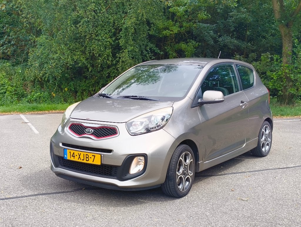 Kia Picanto 1.2 Cvvt 3-DRS 2012 Grijs, Stof, Zwart, 400 kg, Origineel Nederlands
