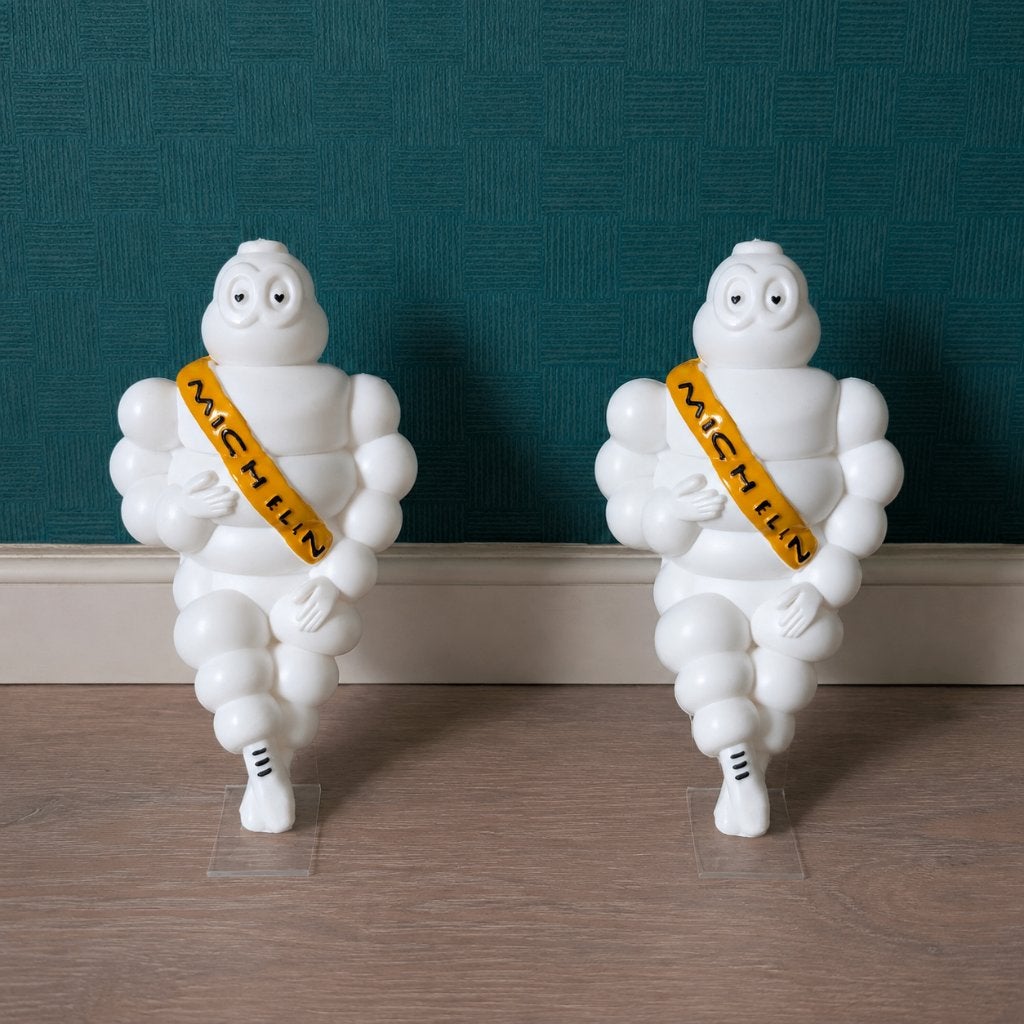 Michelin poppen bibendum 13cm incl. LED – set van 2 stuks, Verzamelen, Merken en Reclamevoorwerpen, Ophalen of Verzenden, Nieuw