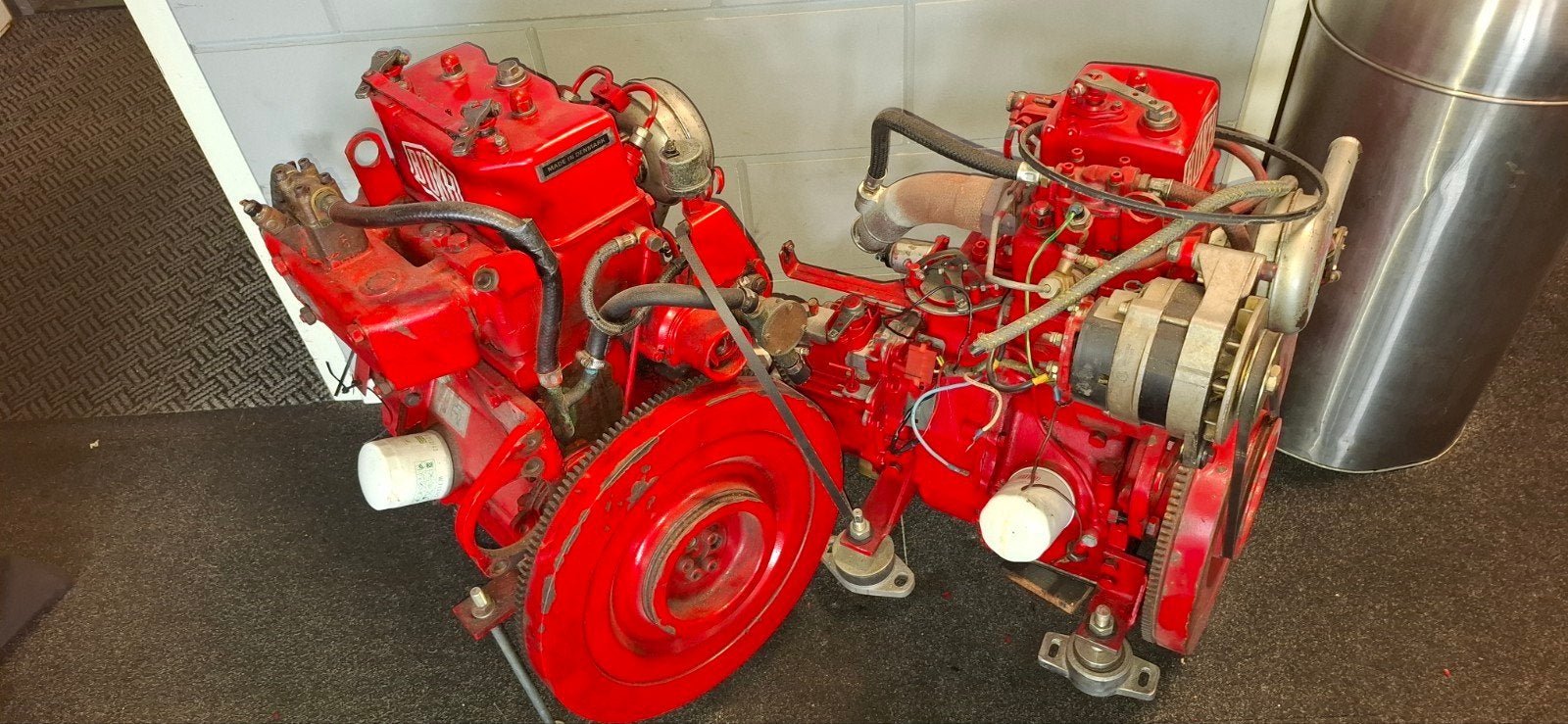 Bukh dv20 zonder k.k of bukh dv10 met bw7 k.koppeling, Ophalen, 10 tot 30 pk, Gebruikt, Binnenboordmotor