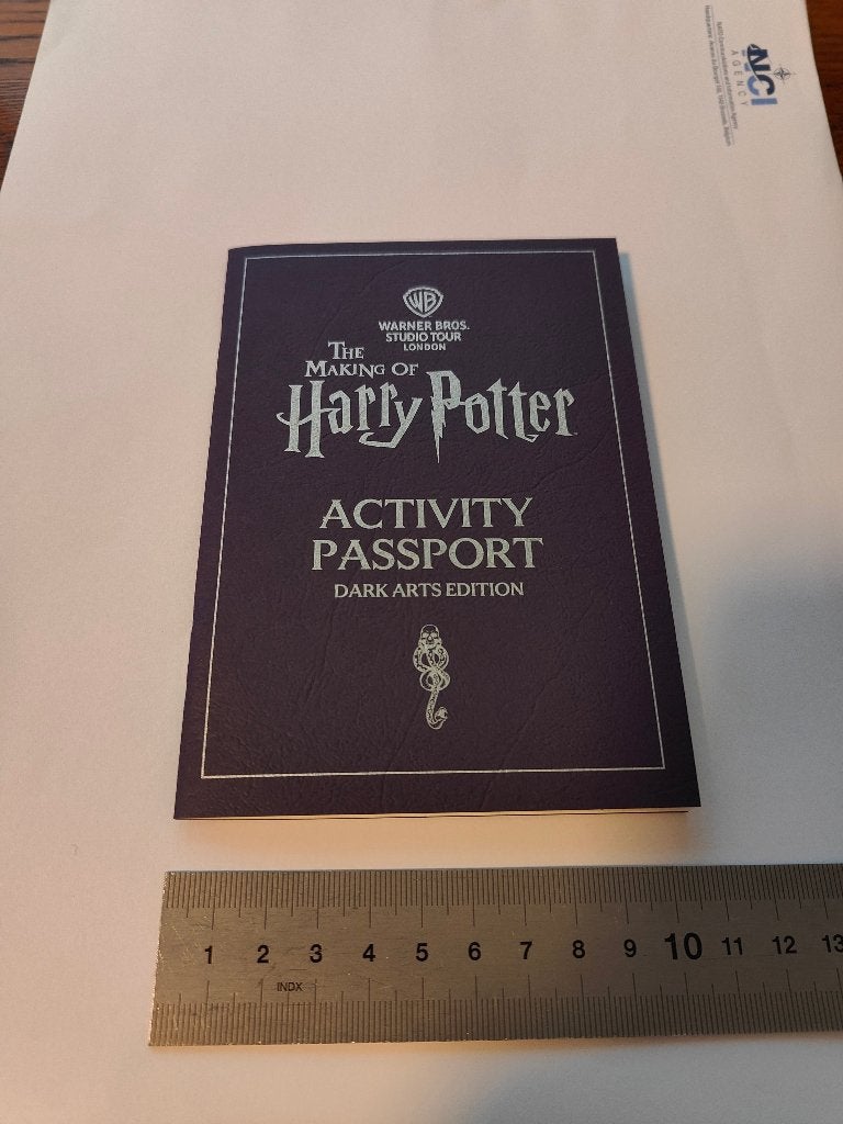 Harry Potter ACTIVITY PASPOORT - WB Studio Tour LONDON, Verzenden, Nieuw, Gebruiksvoorwerp