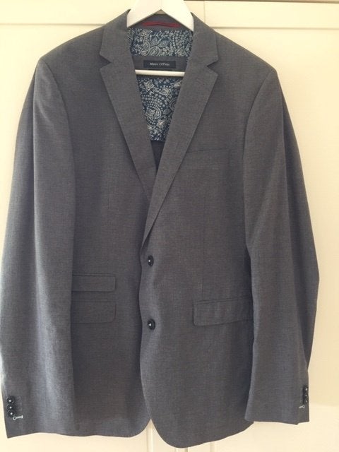 Heren blazer, Ophalen of Verzenden, Zo goed als nieuw, Grijs