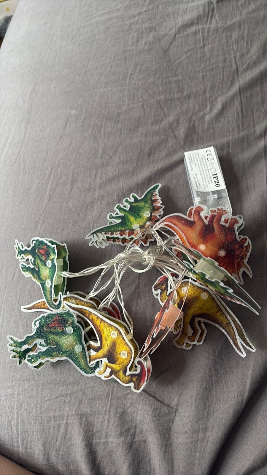 NIEUW! Dino lampjes op snoer, Kinderen en Baby's, Ophalen of Verzenden, Zo goed als nieuw, Lamp