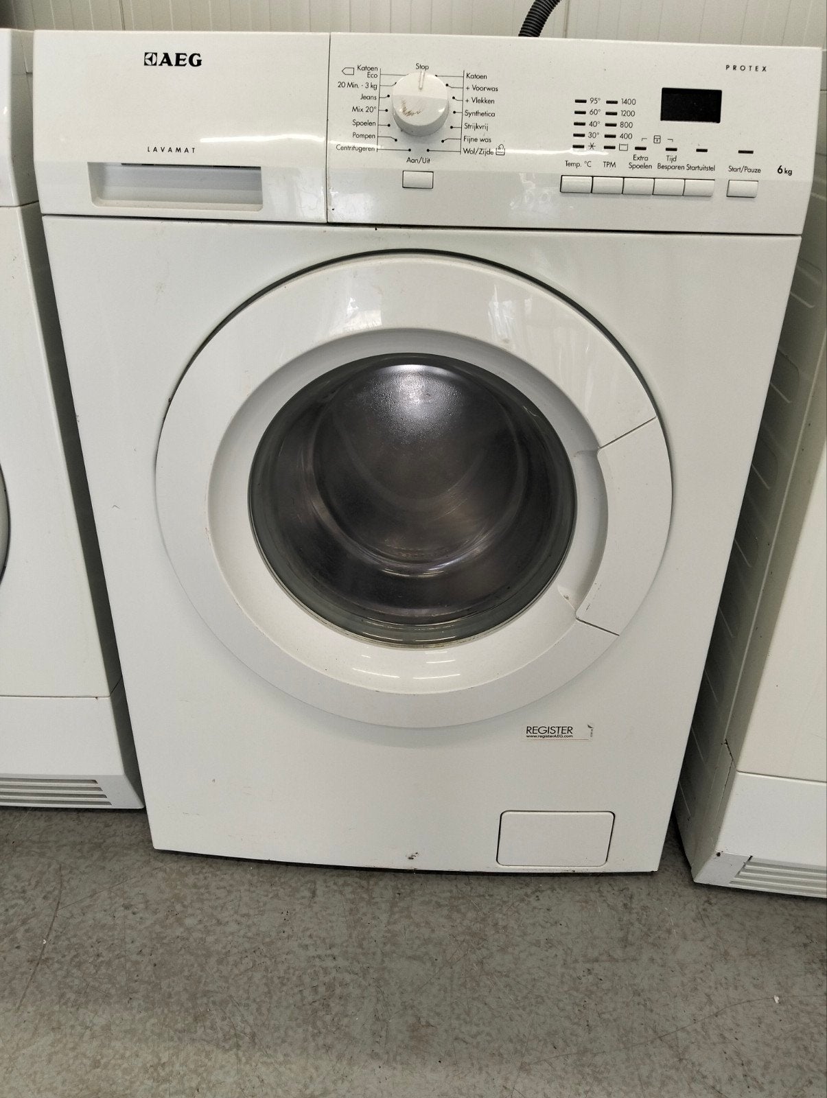 Aeg Protex Wasmachine, Witgoed en Apparatuur, Gebruikt, Ophalen of Verzenden, X, Wolwasprogramma