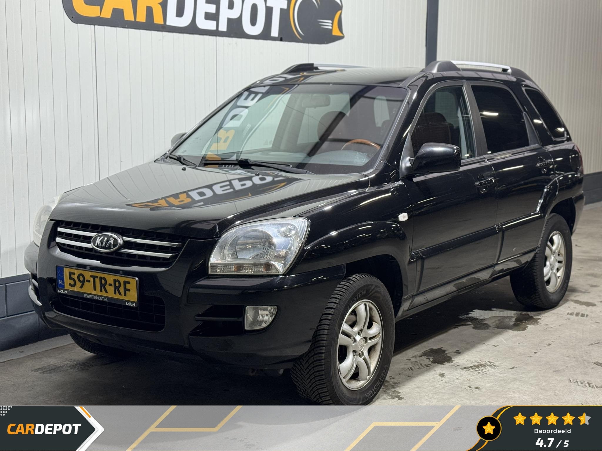 Kia Sportage 2.0 CVVT M-bition, Auto's, 1442 kg, Gebruikt, 4 cilinders, Leder en Stof