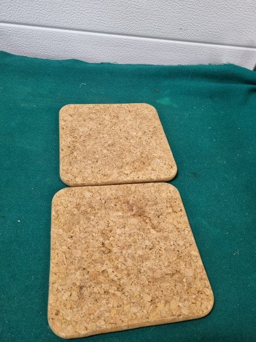 pannenonderzetters kurk vierkant, Ophalen of Verzenden, 'T Olde Gre-j, Info@toldegrej.nl, Endepoelstraat 20f Didam