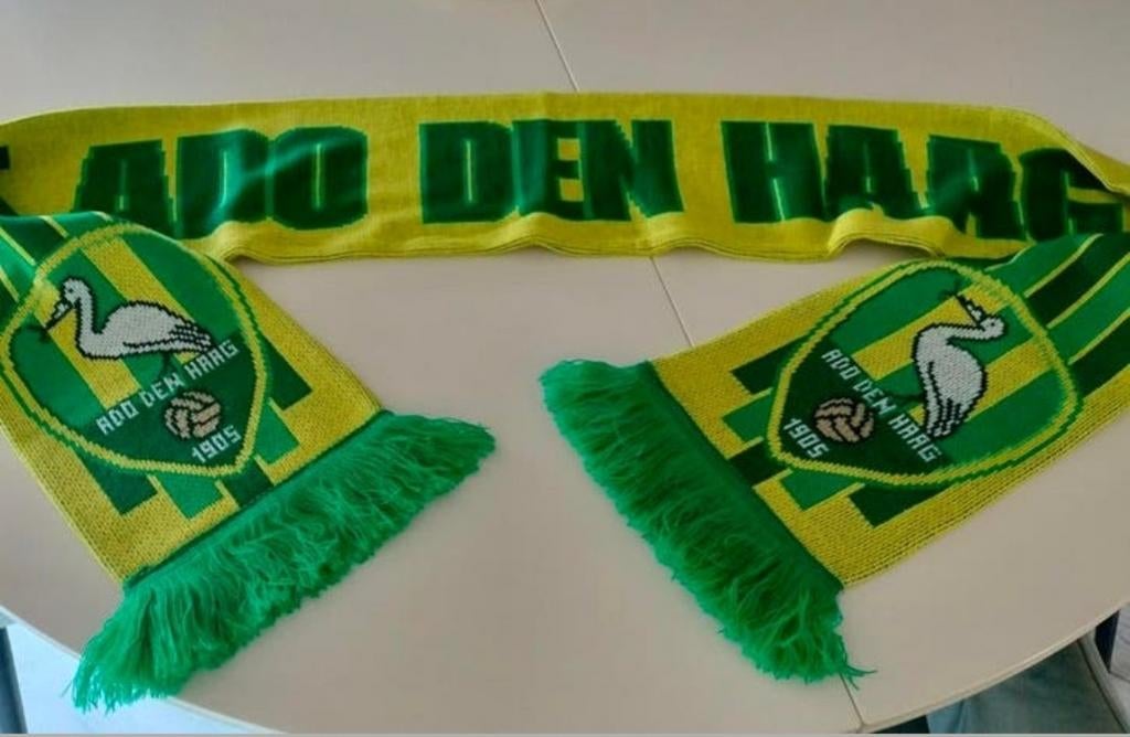 Ado Den Haag, vintage supporters sjaal, vintage, Ophalen, Zo goed als nieuw, Overige binnenlandse clubs, Vaantje of Sjaal