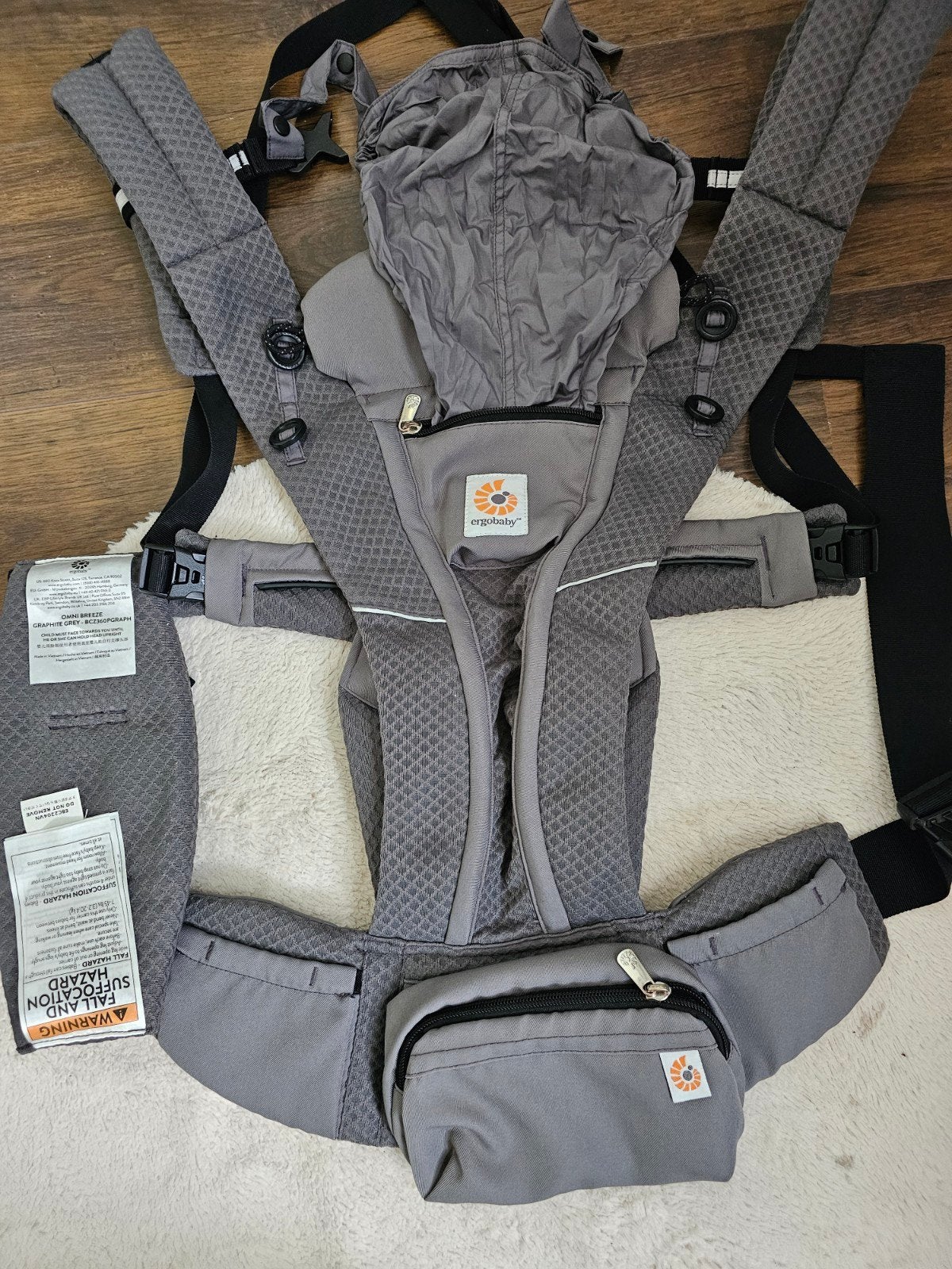 Ergobaby Omni Breeze Draagzak/Als Nieuw, Overige merken, 680 Knox Street, Suite 125, Torrance, CA 90502, Ergobaby, Ophalen of Verzenden