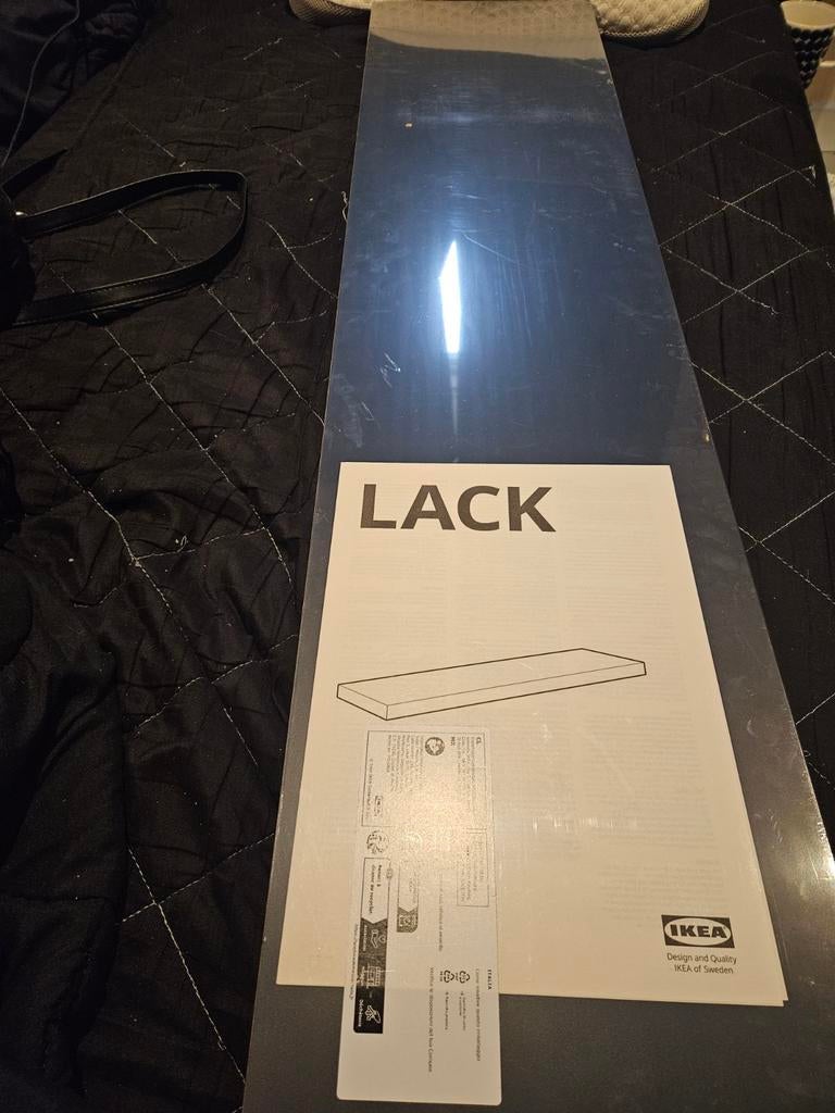 Twee blauwe IKEA LACK planken, Ophalen, Nieuw