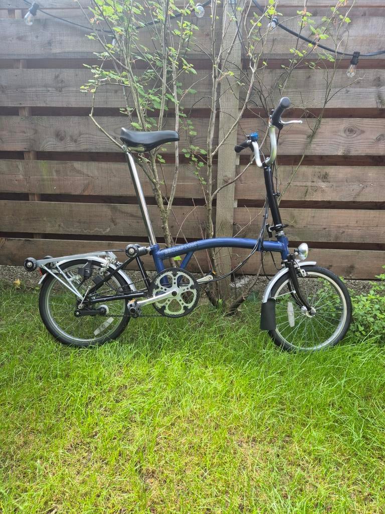 Brompton - 3 versnellingen - bagagedrager - in nieuwstaat, Brompton, Velgrem, 16 tot 18 inch, Versnellingen