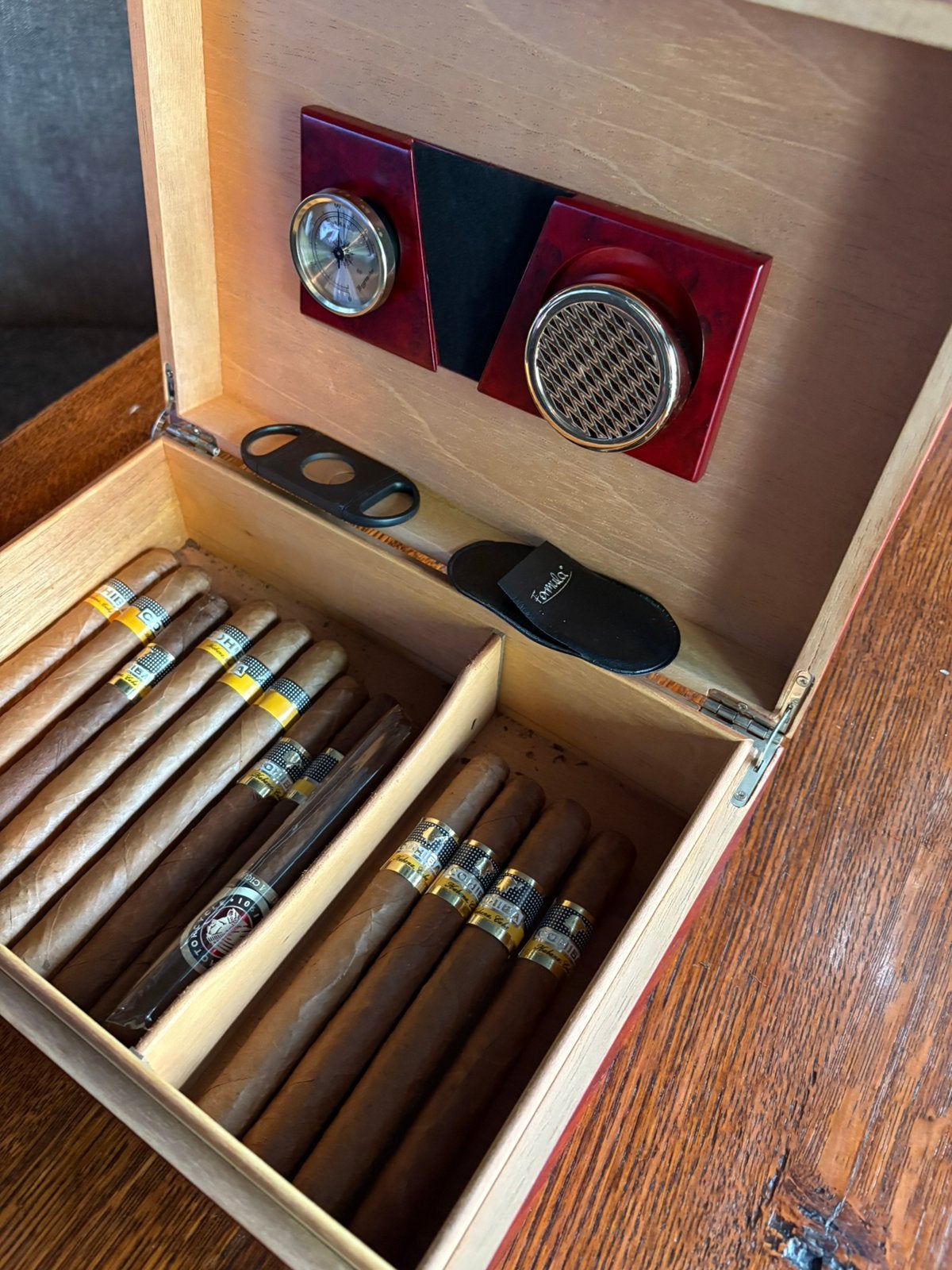 Mooie humidor, Ophalen, Zo goed als nieuw, Tabaksdoos of Verpakking