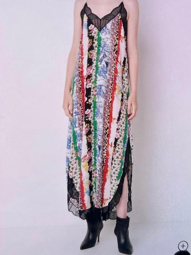 Zadig Voltaire Maxi jurk XS/S, Verzenden, Zo goed als nieuw, Maat 34 (XS) of kleiner, Onder de knie