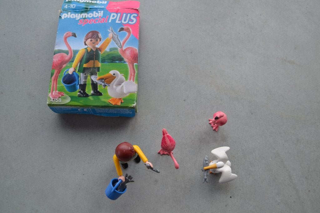 Playmobil 4758 - Flamingo's - compleet, Ophalen, Gebruikt, Complete set, Special plus