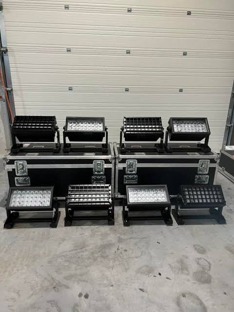 8x Luxibel Bp9 wash  ( clf , chauvet , showtec , beamz adj ), Ophalen, Zo goed als nieuw, Licht