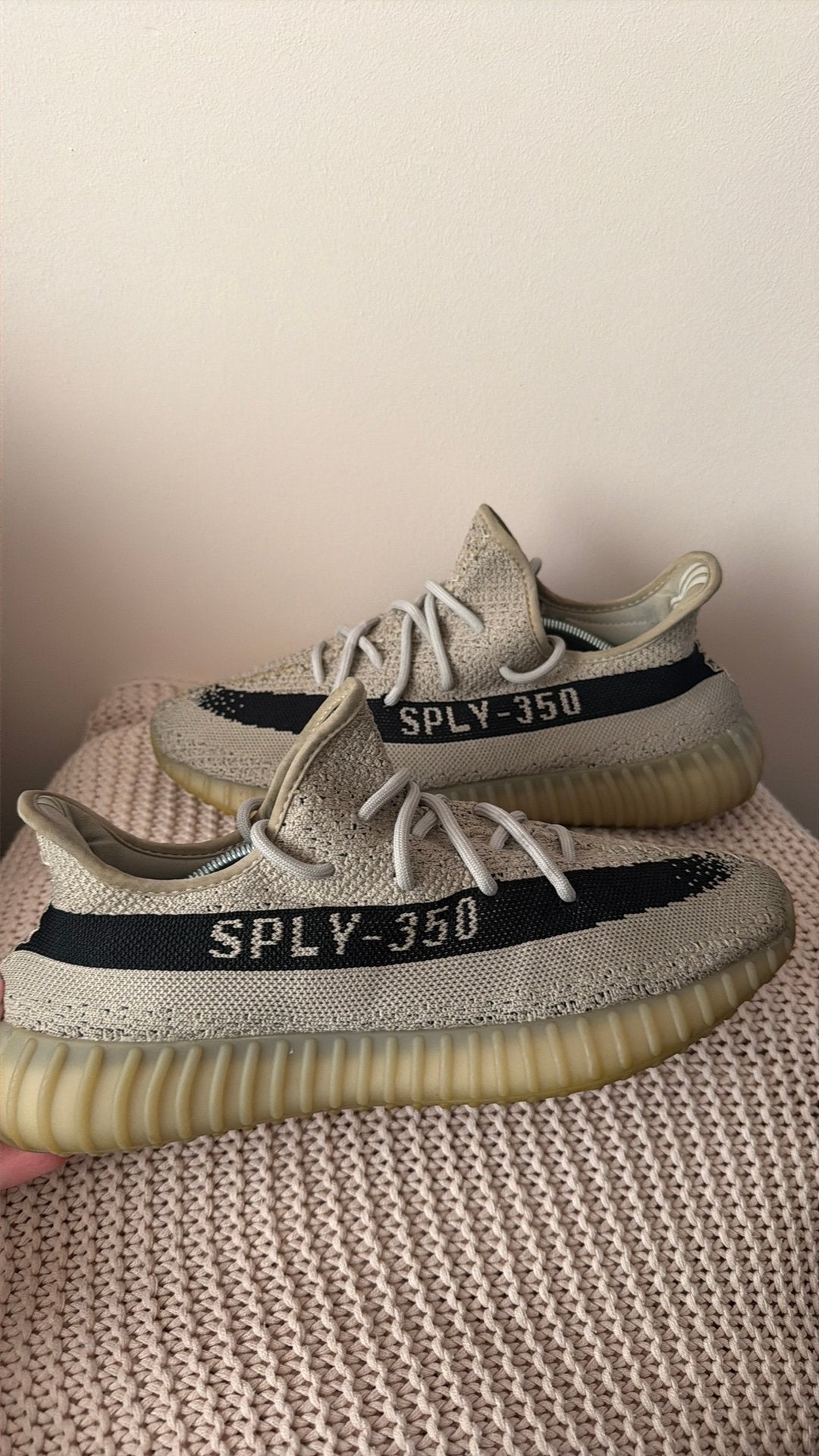 Yeezy Boost v2 slate 350 sply adidas maat 43 , 5, Ophalen of Verzenden, Zo goed als nieuw, Overige kleuren