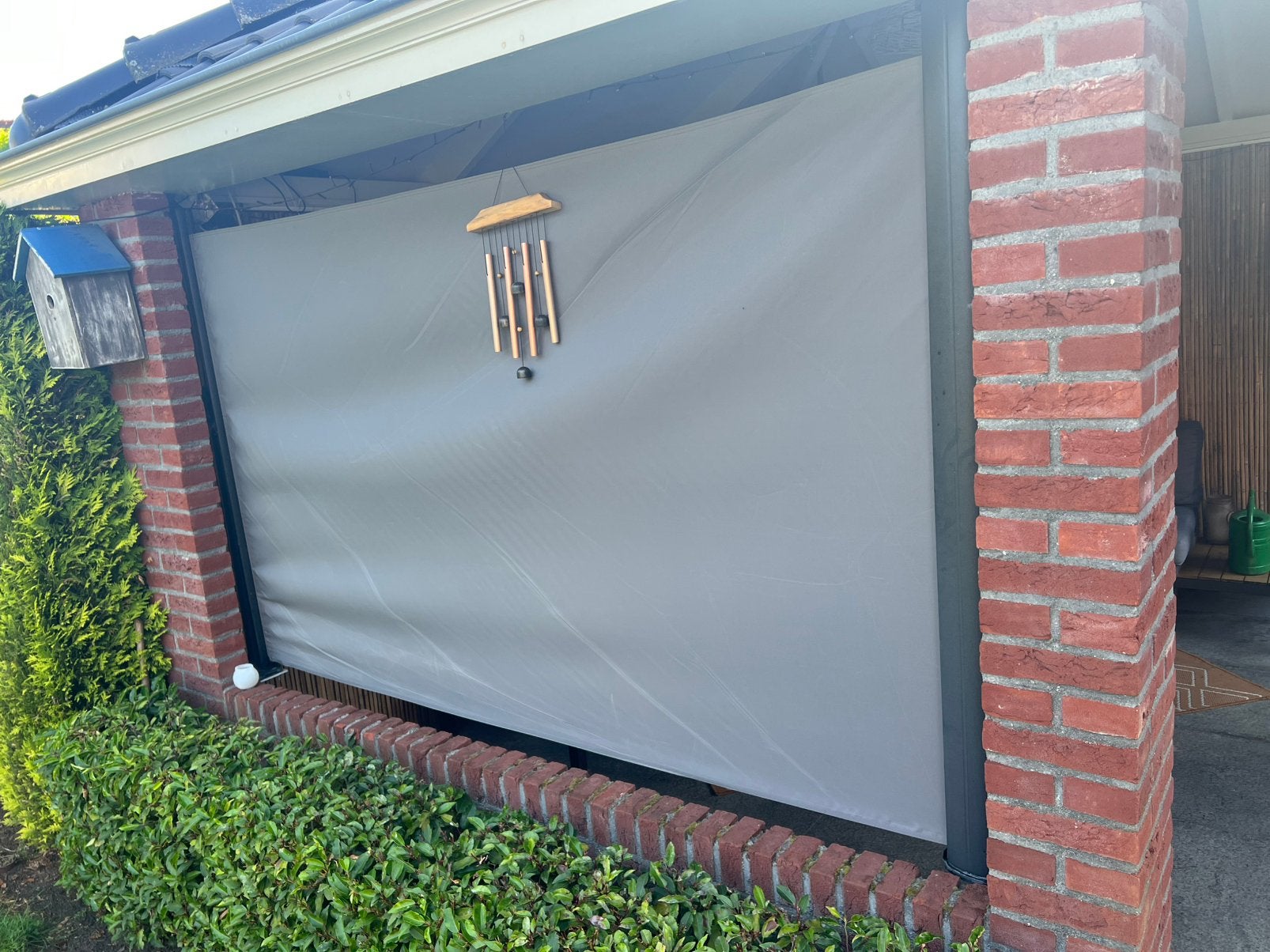 Windscherm, Ophalen, Zo goed als nieuw, Knikarmscherm